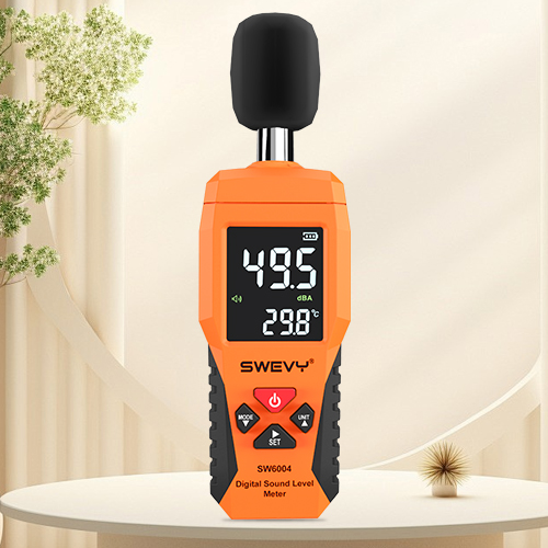 SW6004彩屏噪音計分貝儀家用噪聲測試儀器檢測儀高精度測聲音