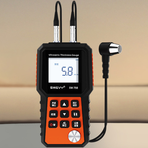 sw756速為超聲波測厚儀高精度金屬鋼板玻璃厚度測量數(shù)顯管道厚度測量儀