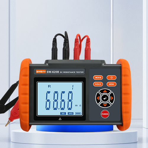 速為直流低電阻測(cè)試儀 毫歐表 歐姆計(jì) 微歐計(jì) 微電阻測(cè)量?jī)x變壓器 SW-6208（量程0.001mΩ~300KΩ）